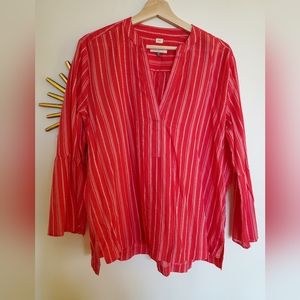 Ann Taylor Loft Red Tunic
